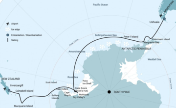 Ortelius Antarktis-Neuseeland