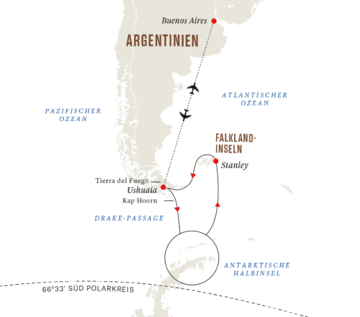 Falkland, Antarktis